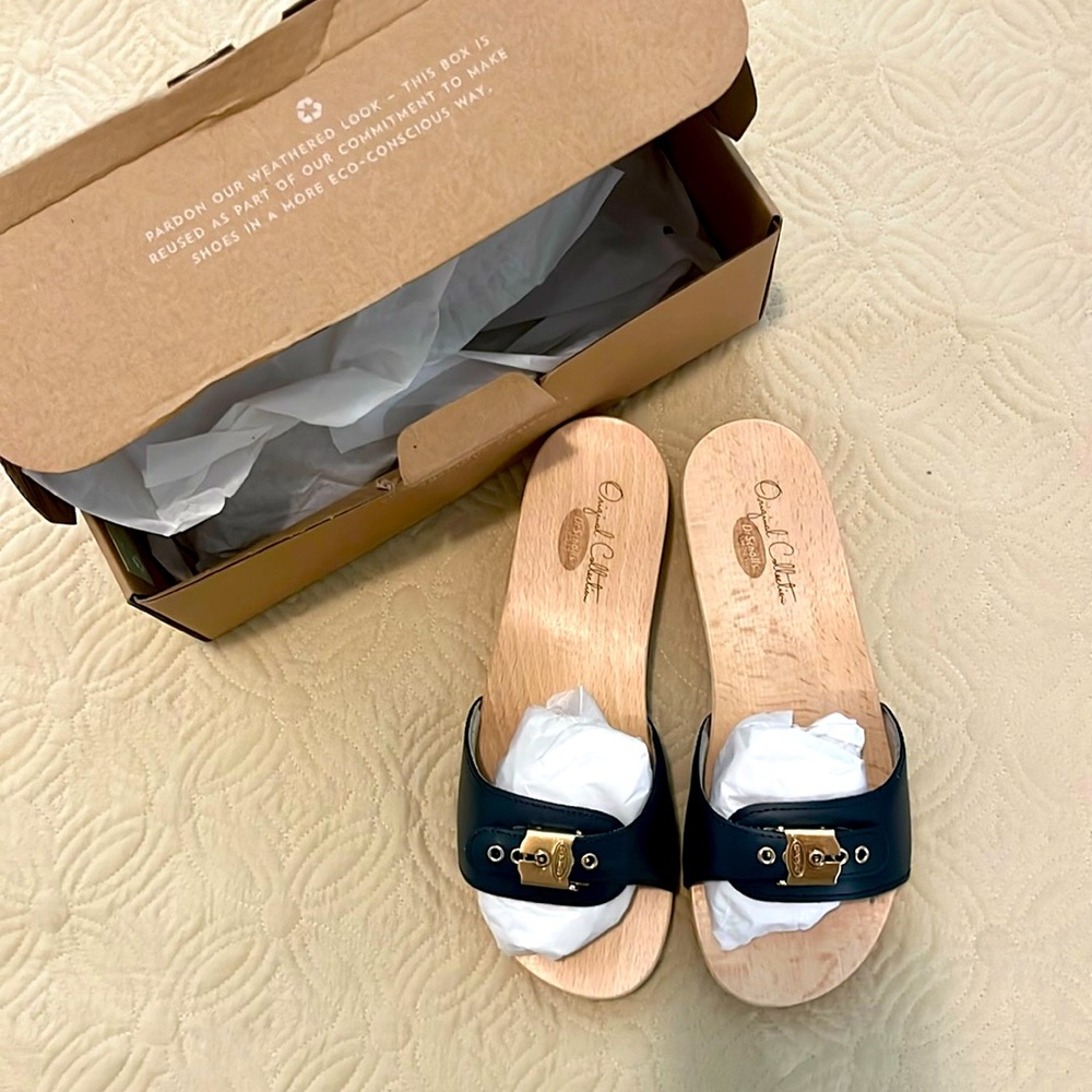 Dr. Scholls Original collection Sandal Women's navy size 9 medium